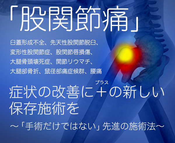 股関節が痛い 医療法人 くすのき会