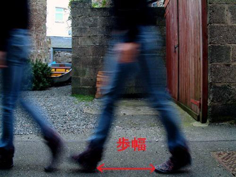 歩幅、十分に作れてますか
