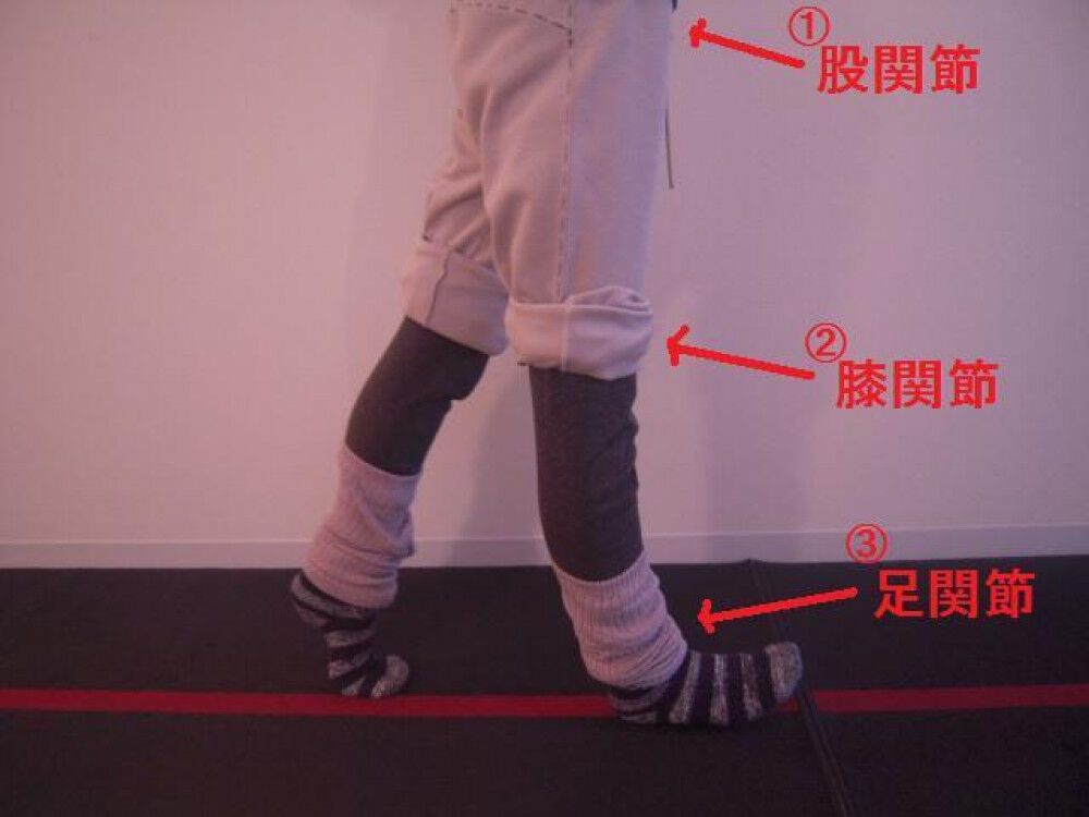 体重を支える3つの関節