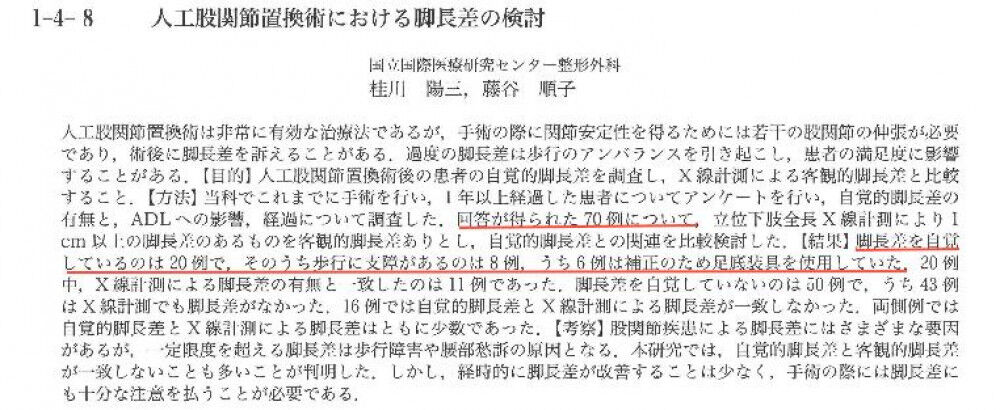 [手術後のリスク] 人工股関節と骨切り